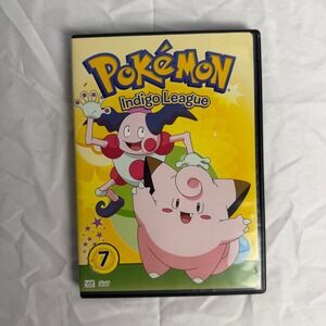 Pokemon Indigo League Vol 7 DVD Kids Yellow Mr Mime Clefairy Anime Retro Gift